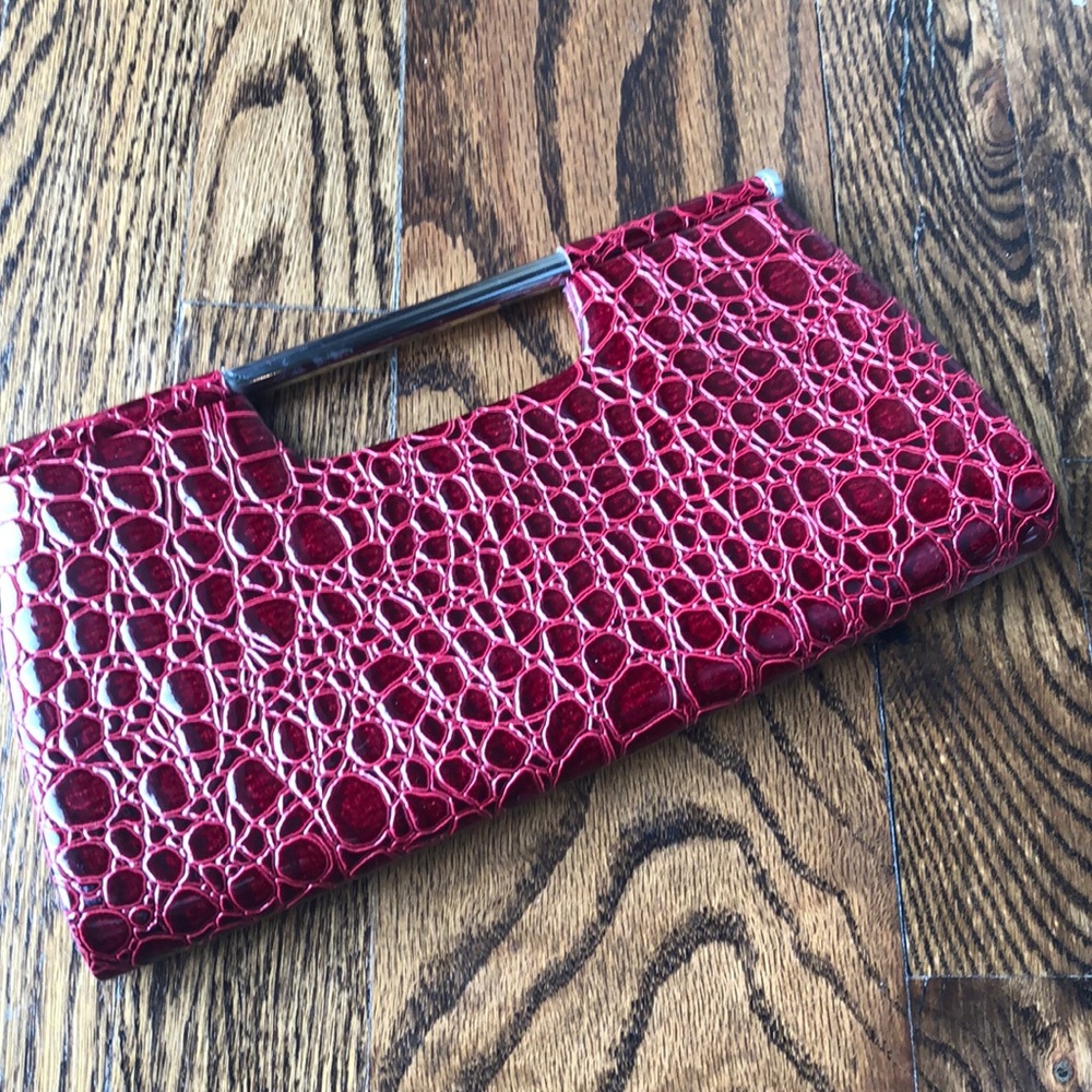 Red/Burgundy Clutch Purse
